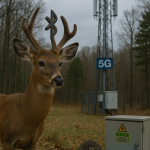 A deer with bluetooth antlers