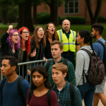 white women protesting.