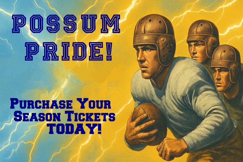 placeholder footballer ad. Go Possums!