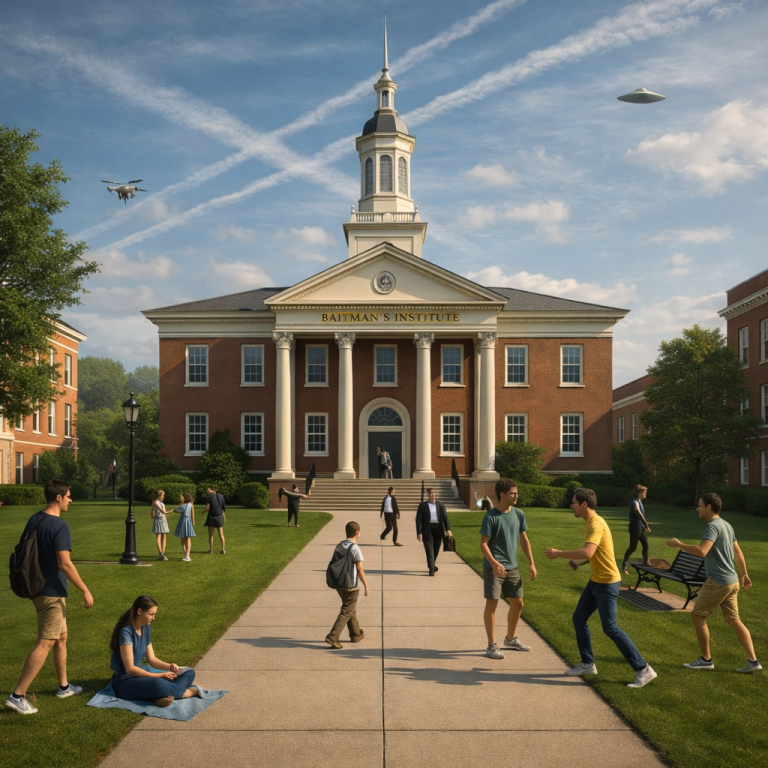 The beautiful Baitman's campus.