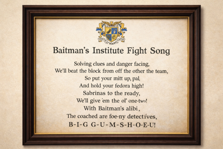 Baitman's fight song, see??