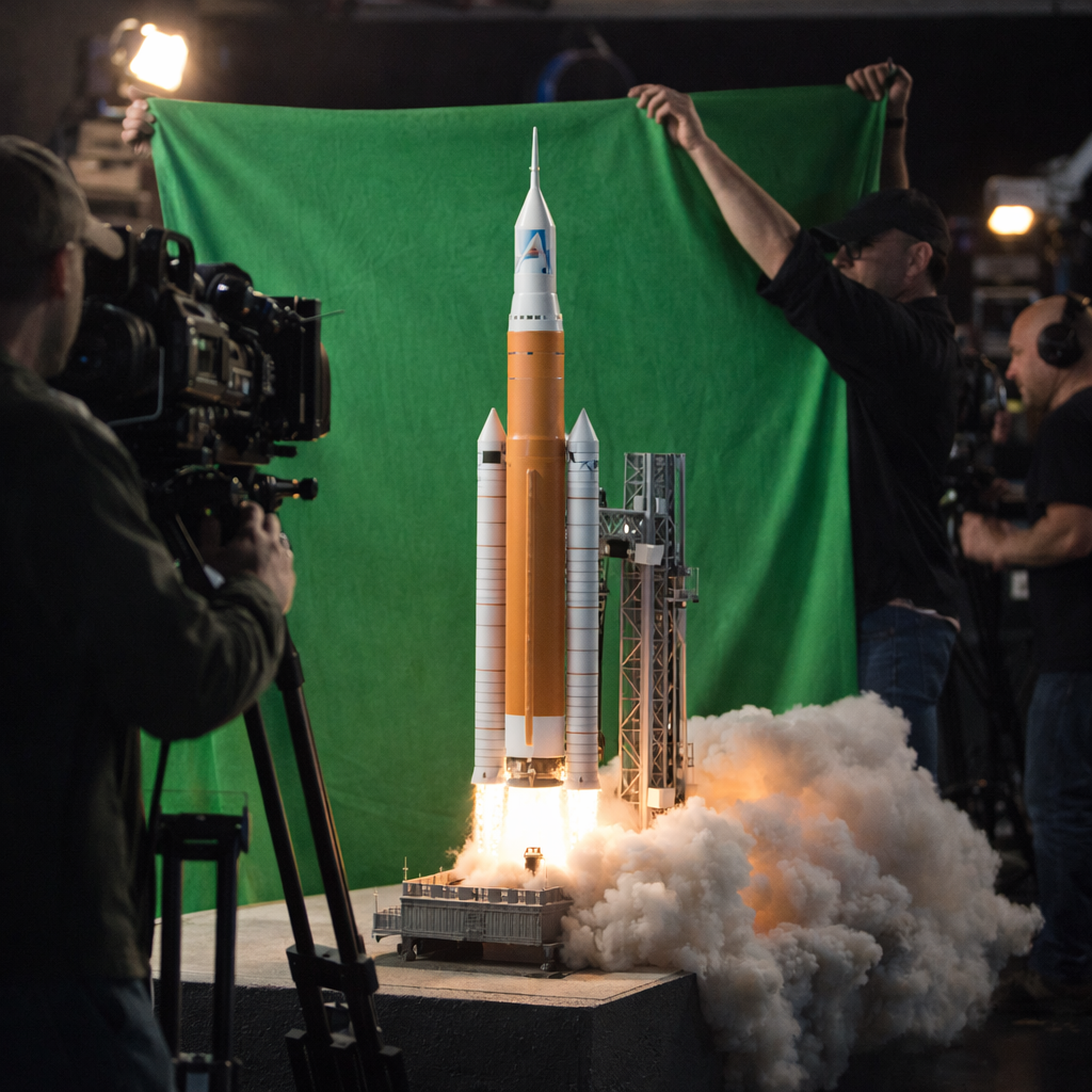 Could that Artemis II launch have been faked?