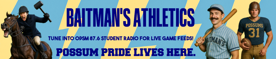 A banner ad for the Baitman's athletics department