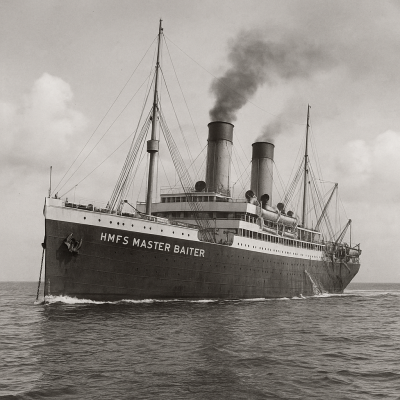 HMFS Master Baiter, a photo taken in 1920.