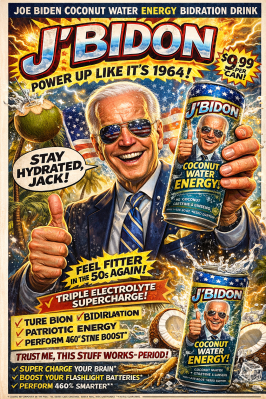 J'Bidon coconut energy drink