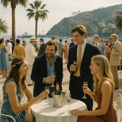 The annual St. Margarita Island Champagne Mixer; where leisure, linen, and loose ethics set sail.