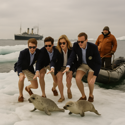 This year’s Annual Seal Cub Tickler, a tradition dating back to the spring of 1913.
