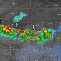 A peculiar weather doppler